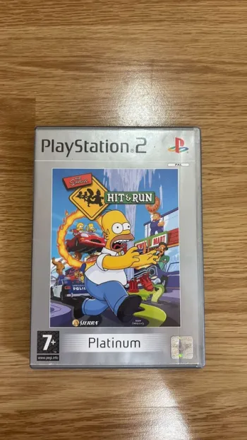 Boitier vide PS2 The Simpsons Hit & Run