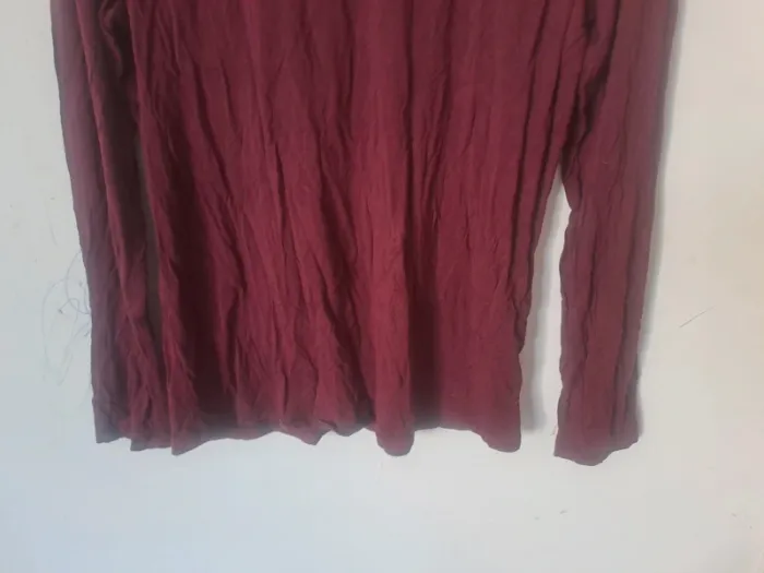 Blouse Bordeaux à dentelle Pimkie Taille L - photo numéro 3