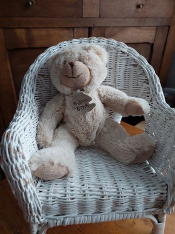 Peluche ourson Histoire d'ours calinours beige