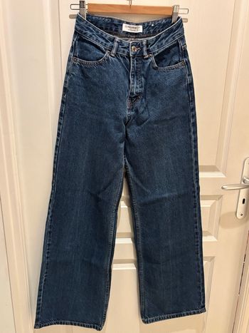 Jean Wild Leg Taille Haute 