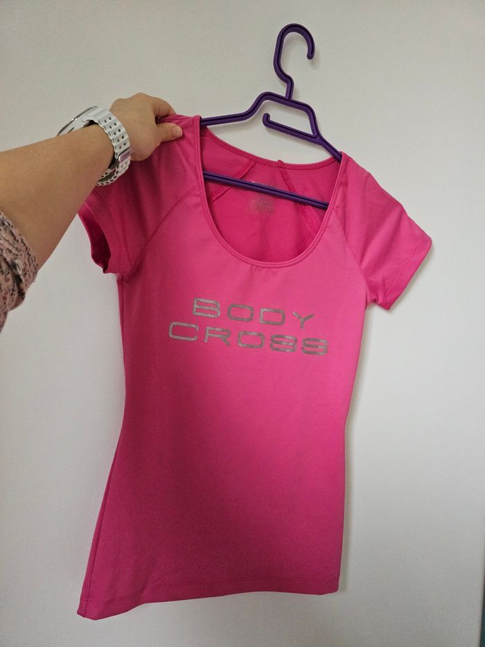 T-shirt technique BodyCross rose femme – taille S – respirant, léger et séchage rapide - photo numéro 2