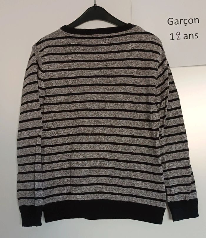 Pull rayé Kiabi 12 ans - photo numéro 2