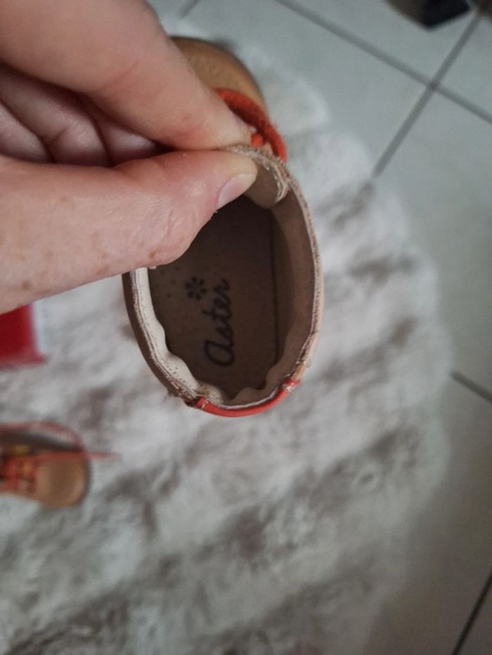 đ¶ Chaussures bĂ©bĂ© Aster â premiers pas đ¶ t19 #CHAUGA-007 - photo numĂ©ro 6