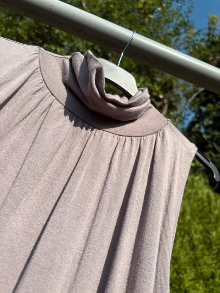 Robe col roulé sans manches style bohème – Marque non précisée - photo numéro 2