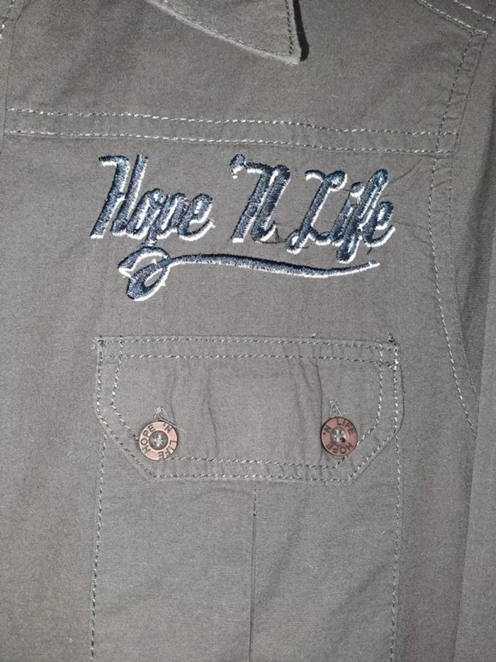 Chemise homme comme neuve Hope'N Life M gris foncé - photo numéro 6
