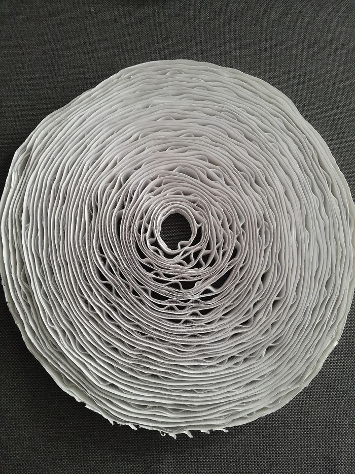 Rouleau de 23 mètres de scratch autocollant blanc 20mm de large