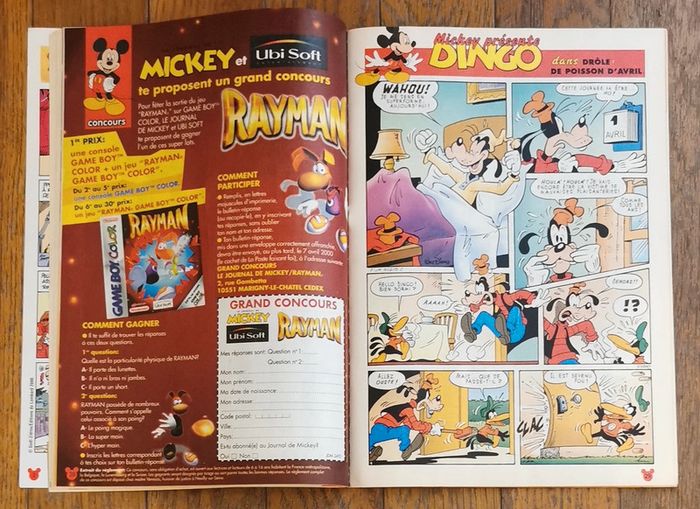 Ancien journal de mickey N°2493S poster createlier 2000 vintage - photo numéro 6