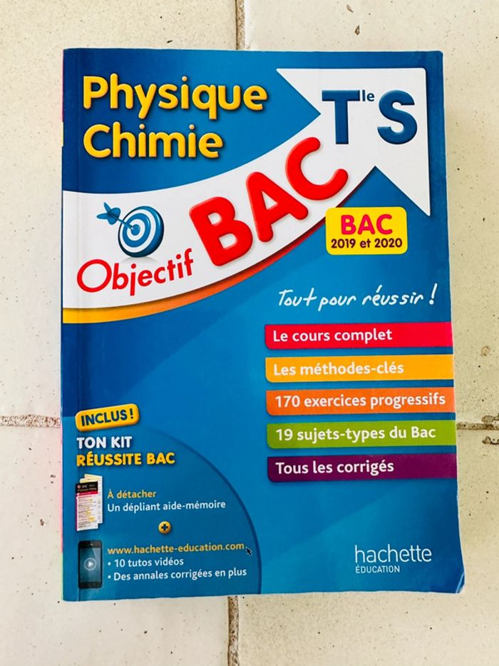 Livre - Objectif BAC Terminale Spécialité physique chimie