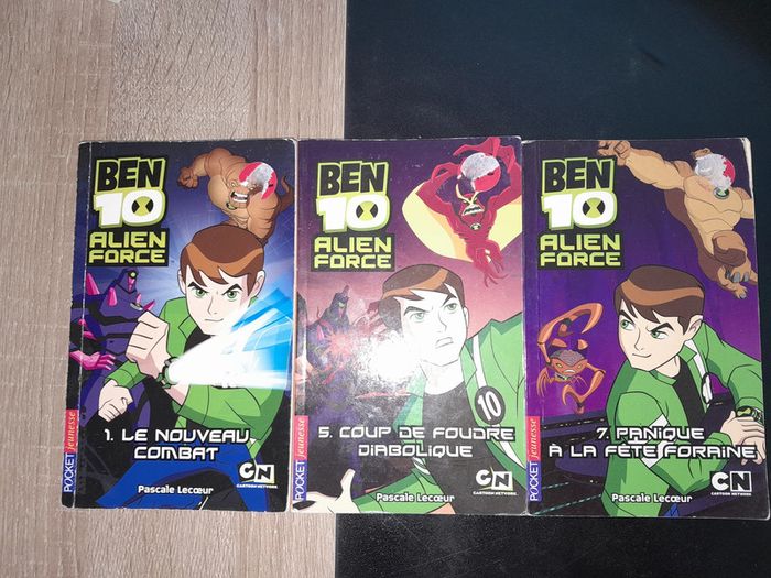 lot 3 pocket jeunesse - BEN 10 alien force