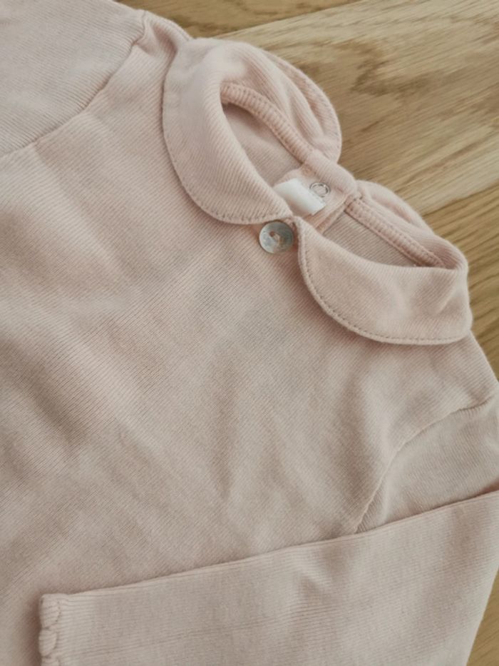 Pull léger rose 9mois - photo numéro 2