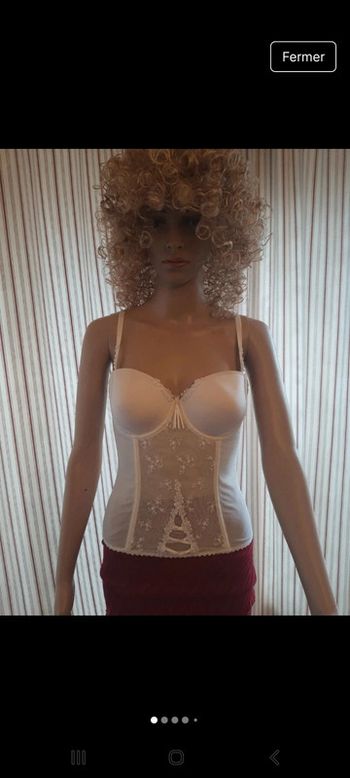 Magnifique Corset blanc Marie Jo fr 95B neuf