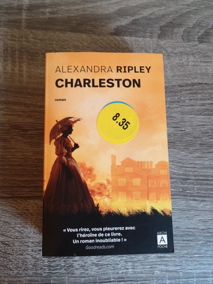 Livre romance Charleston de Alexandra Ripley
