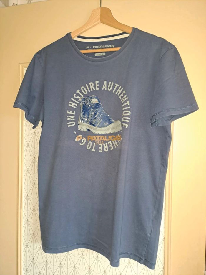 Lot de 3 T-shirts homme L avec petits défauts voir photos et légère décoloration de pliage - photo numéro 11