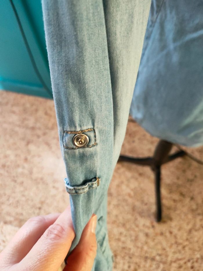 Chemise légère bleu - photo numéro 6