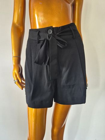 Short Noir avec Ceinture Femme Taille M/38