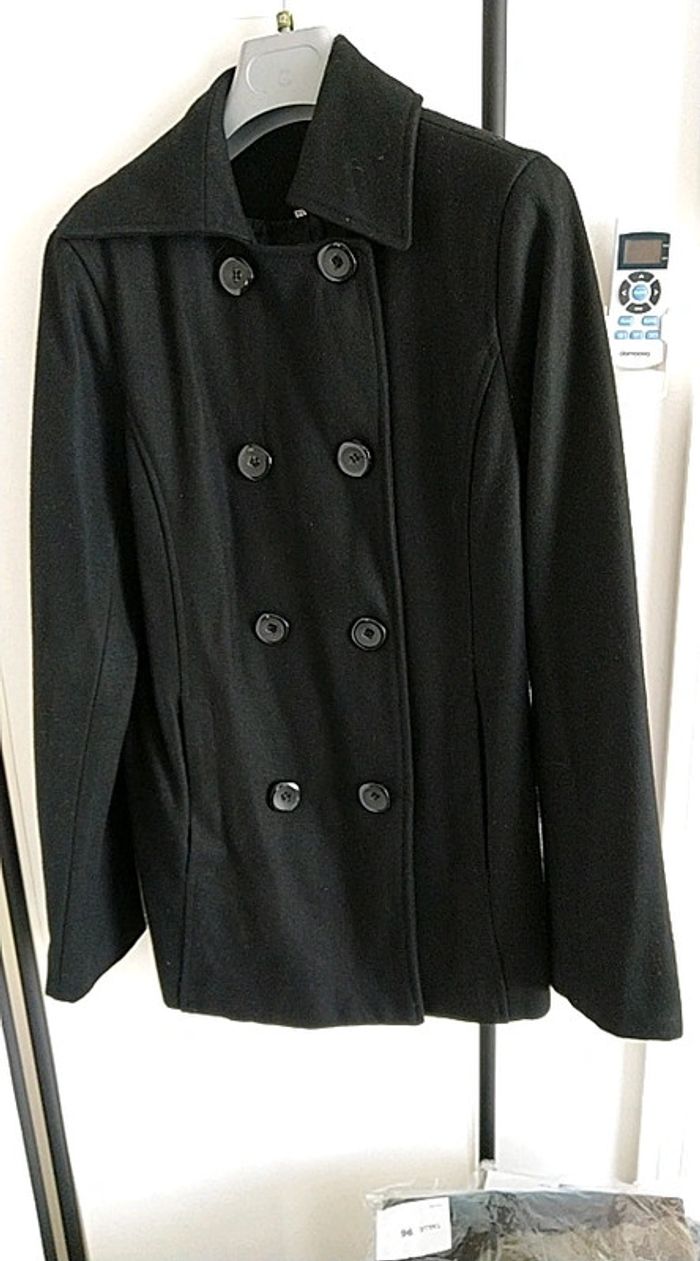 Manteau caban noir neuf