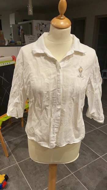 Chemise titi lin coton