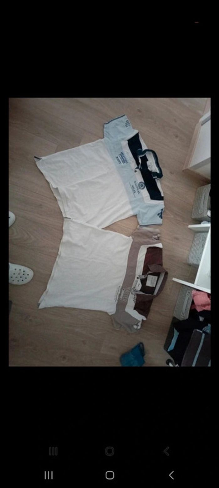 Lot polos Armand thiery taille l