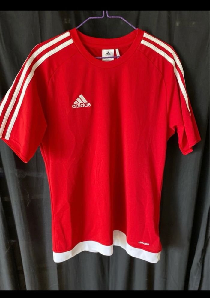 T shirt Adidas Rouge - photo numéro 5