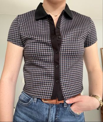 Polo à motif La Halle