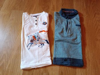 Lot de 2 tee shirt et polo manches longues Sergent major 4 ans