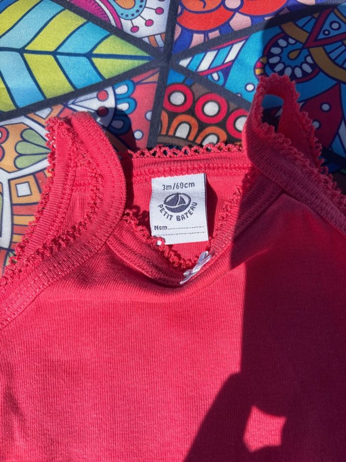 Lot de 3 bodies Petit Bateau 3M - photo numéro 5