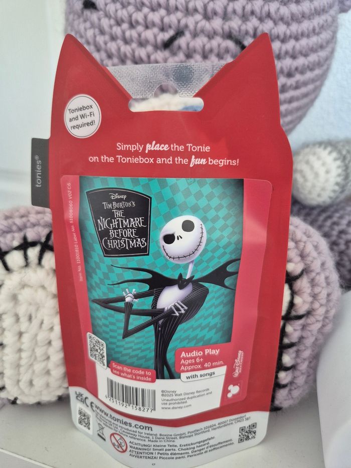 Tonies nightmare before Christmas Jack skellington en anglais - photo numéro 2