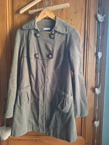 Joli manteau style rétro mi saison