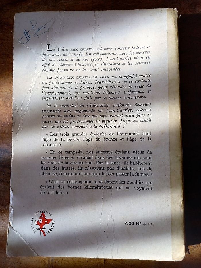 Livre la Foire aux cancres par Jean Charles - photo numéro 2