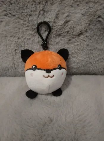 Porte clés peluche boule Renard