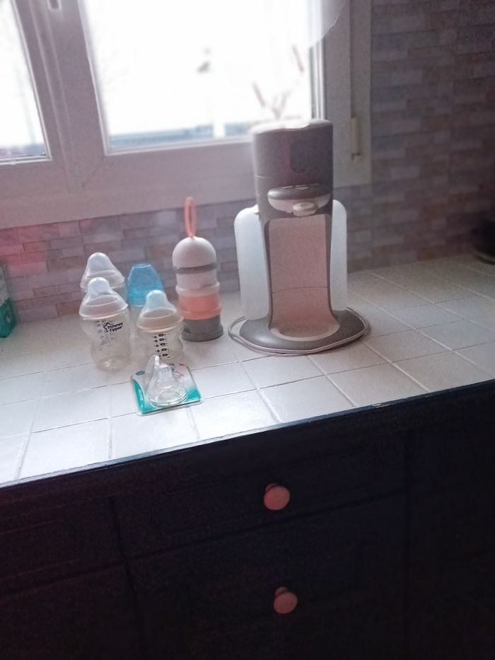 Chauffe biberon + biberon