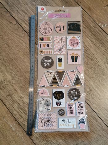 Grand planche stickers mousse