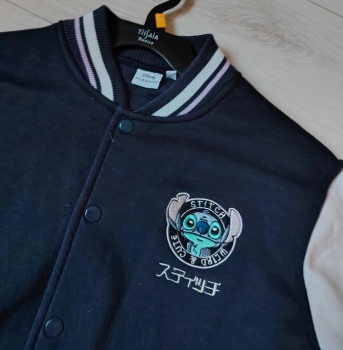 Veste Disney classic"stitch" marine/blanc  14 ans - photo numéro 3