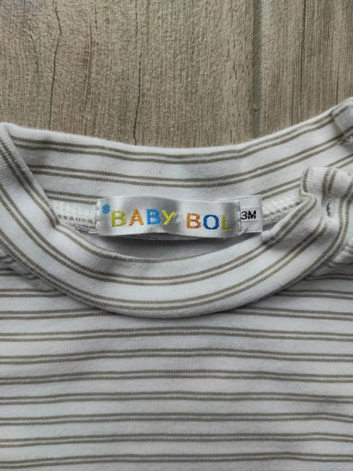 Lot de 2 t-shirt manches longues 3 mois - photo numéro 6