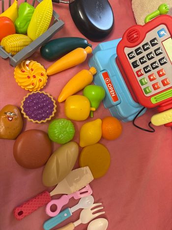 Caisse enregistreuse plus dînette 