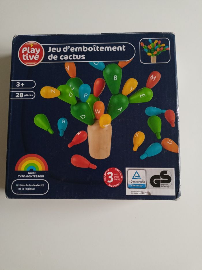 Jeu d'emboîtement de cactus playtive complet
