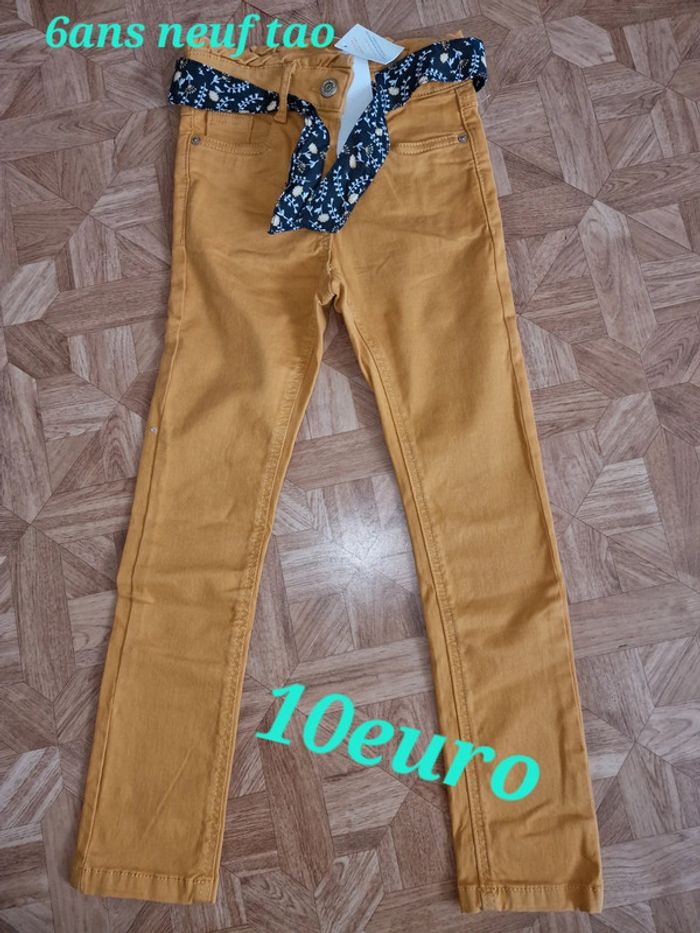 Jean 6ans tape a loeil neuf