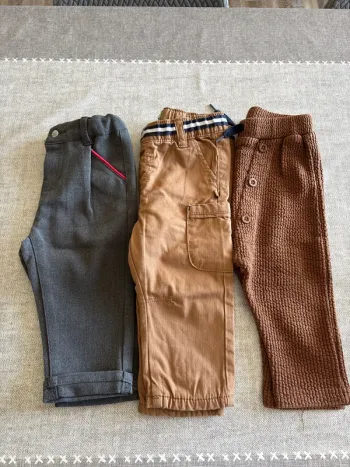 Lot pantalons 12 mois