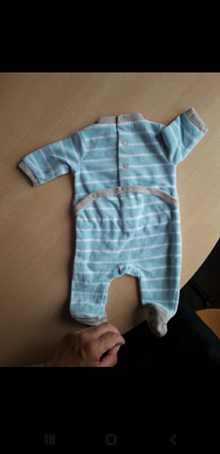 Grenouillère en velours - photo numéro 2