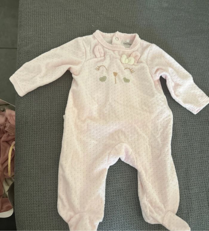 Pyjama chaud rose