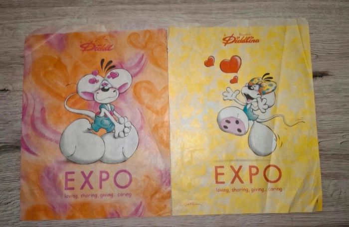 Grande pochettes papiers diddl