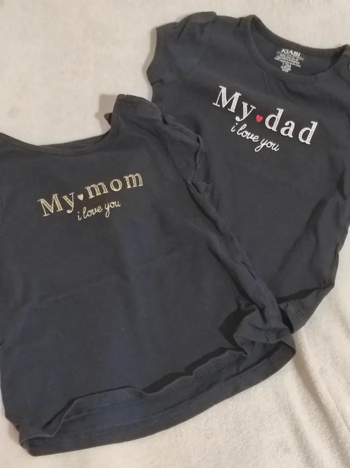 Lot 2 T-shirt Manche Courte - 12 Mois - Fille