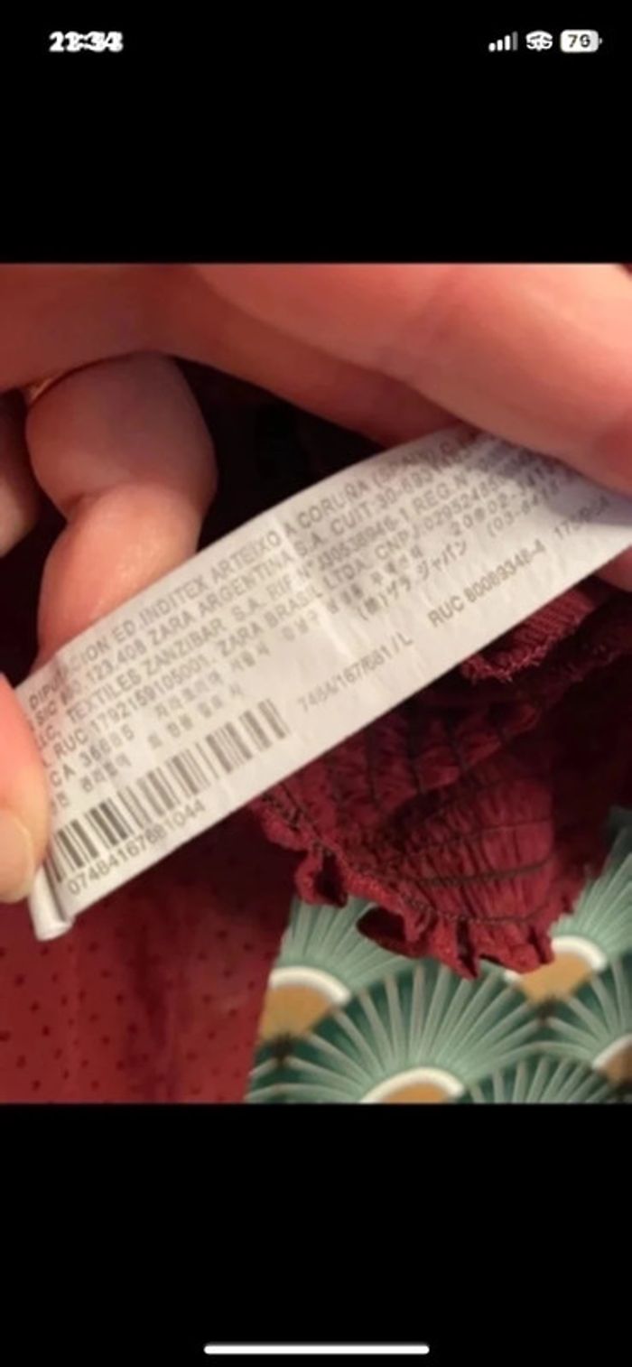 Blouse style victorienne Zara taille vrai L - photo numéro 9