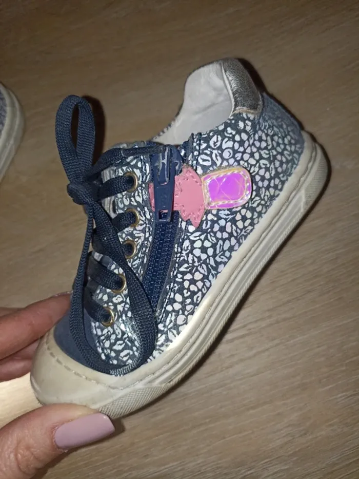 Chaussures en cuir  et daim - photo numéro 3
