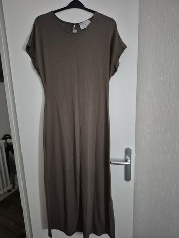 Robe longue kaki