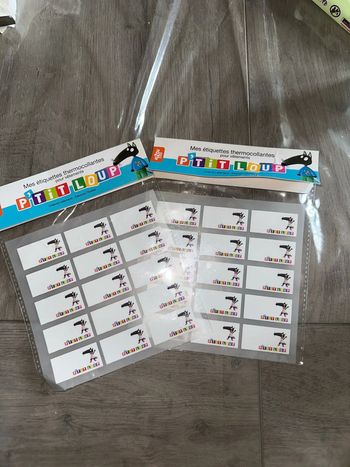 Étiquette thermocollantes ptit loup