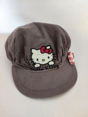 Casquette grise Hello Kitty Sanrio