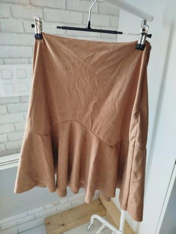 Jupe effet daim taille 36