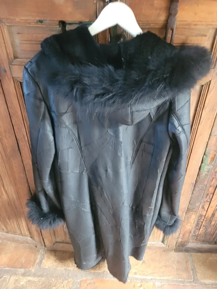 Manteau vintage cuir - photo numéro 9