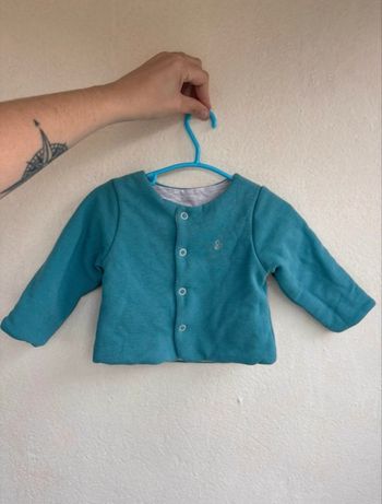 Brassière chaude bébé - 3 mois - réversible - Obaïbi